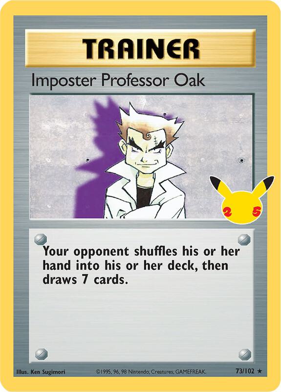 Imposter Professor Oak 73/102 - Celebrations: Classic Collection
