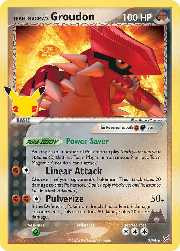 Team Magma's Groudon 9/95 - Celebrations: Classic Collection