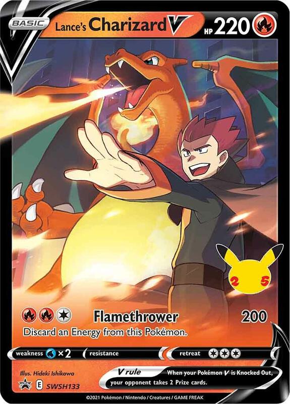 Karta Pokemon Lance's Charizard V - SWSH133 - SWSH: Sword & Shield Promo Cards SWSH133
