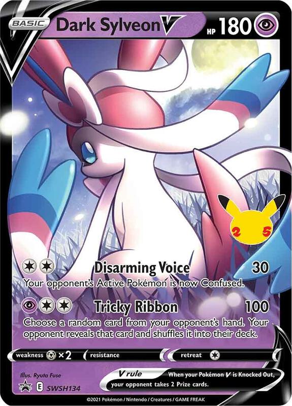 Karta Pokemon Dark Sylveon V - SWSH134 - SWSH: Sword & Shield Promo Cards SWSH134