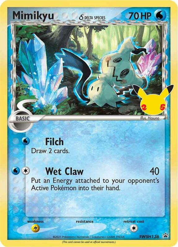 Karta Pokemon Mimikyu (Delta Species) - SWSH136 - SWSH: Sword & Shield Promo Cards SWSH136