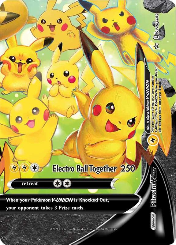 Karta Pokemon Pikachu V-Union - SWSH142 - SWSH: Sword & Shield Promo Cards SWSH142