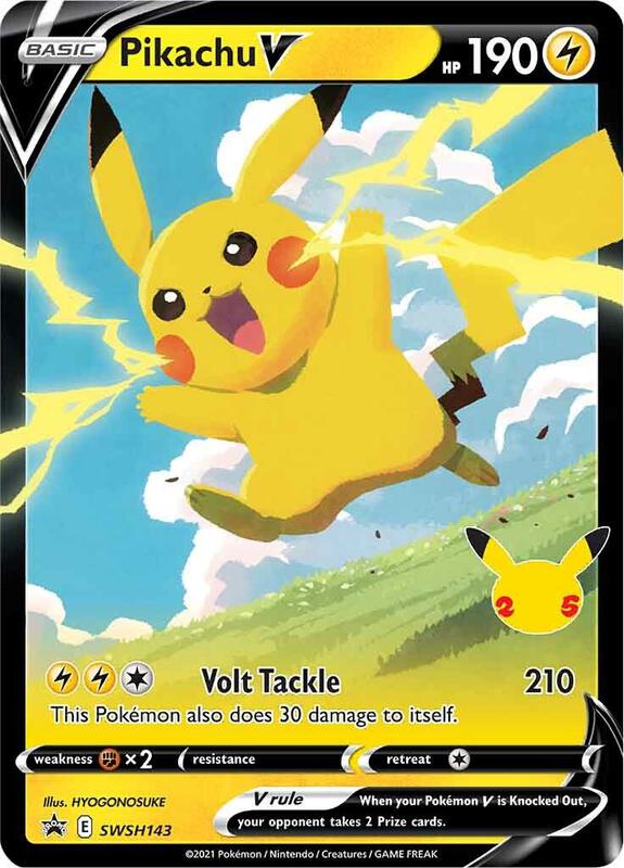 Karta Pokemon Pikachu V - SWSH143 - SWSH: Sword & Shield Promo Cards SWSH143