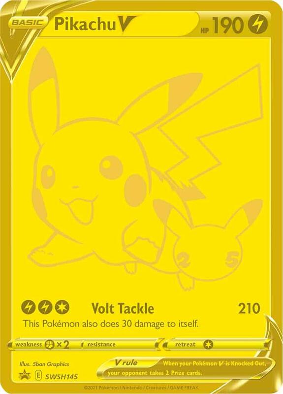 Karta Pokemon Pikachu V - SWSH145 - SWSH: Sword & Shield Promo Cards SWSH145