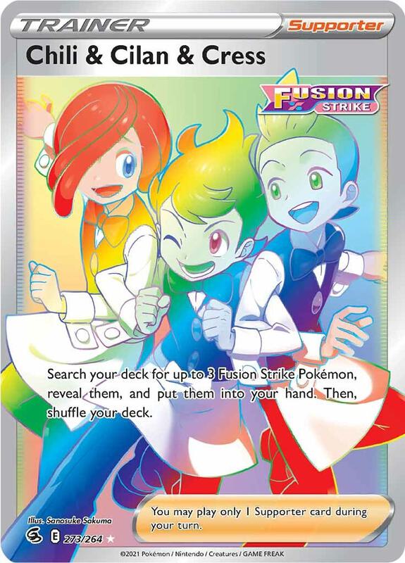 Chili & Cilan & Cress 273/264 - Fusion Strike