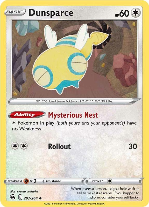 Dunsparce 207/264 - Fusion Strike
