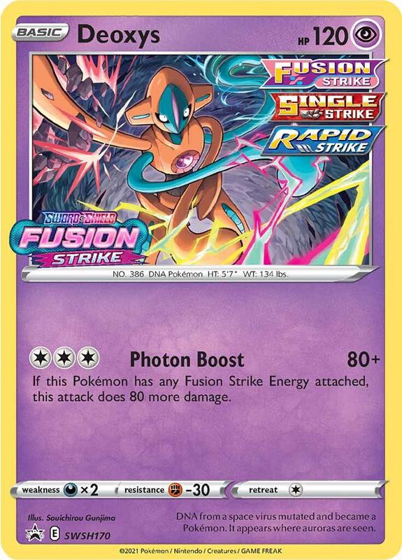 Karta Pokemon Deoxys - SWSH170 (Prerelease) - SWSH: Sword & Shield Promo Cards SWSH170