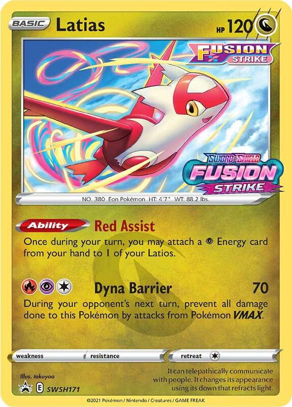 Karta Pokemon Latias - SWSH171 (Prerelease) - SWSH: Sword & Shield Promo Cards SWSH171