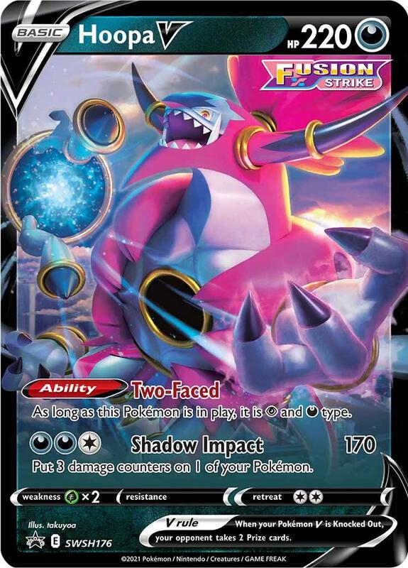 Karta Pokemon Hoopa V - SWSH176 - SWSH: Sword & Shield Promo Cards SWSH176