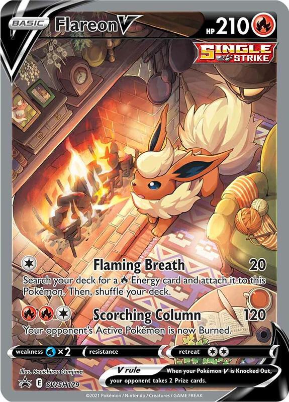 Karta Pokemon Flareon V - SWSH179 - SWSH: Sword & Shield Promo Cards SWSH179