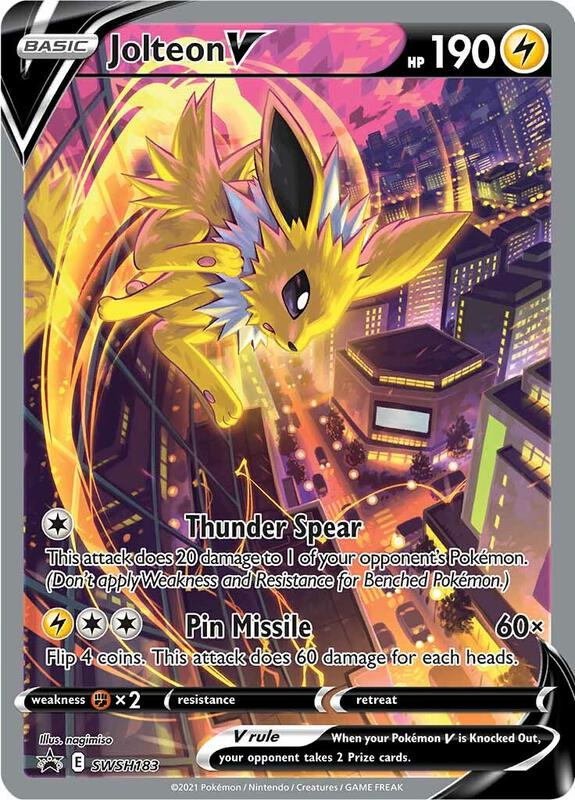 Karta Pokemon Jolteon V - SWSH183 - SWSH: Sword & Shield Promo Cards SWSH183