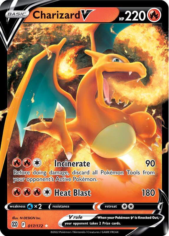 Charizard V 017/172 - Brilliant Stars
