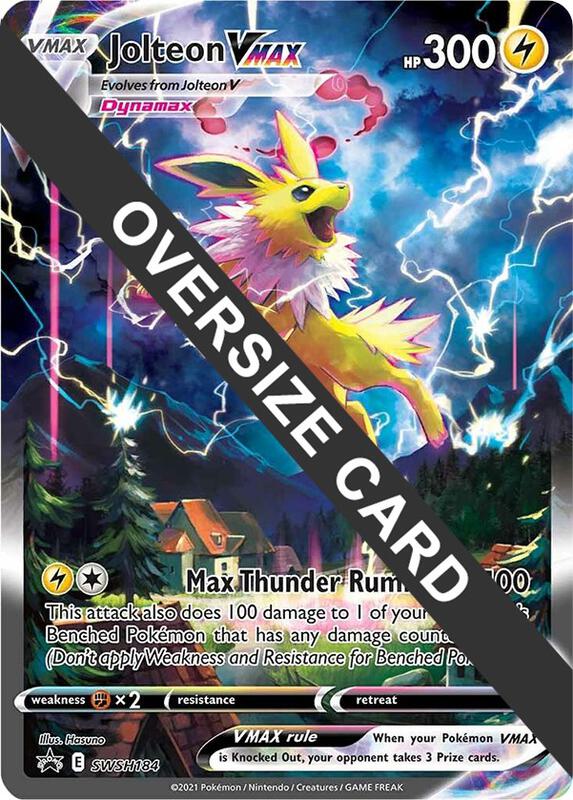 Karta Pokemon Jolteon VMAX - SWSH184 - Jumbo Cards SWSH184