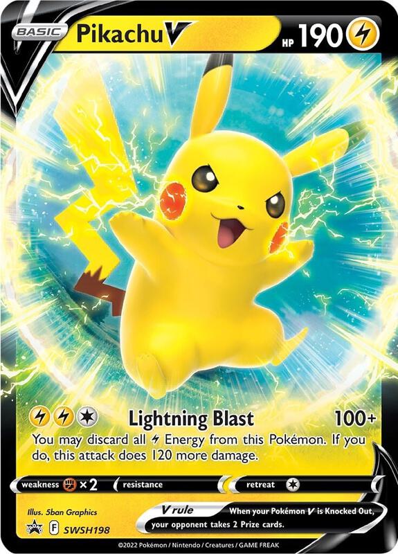 Karta Pokemon Pikachu V - SWSH198 - SWSH: Sword & Shield Promo Cards SWSH198