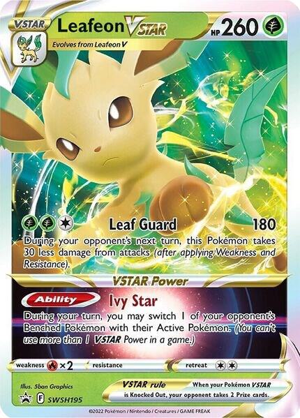 Karta Pokemon Leafeon VSTAR - SWSH195 - SWSH: Sword & Shield Promo Cards SWSH195