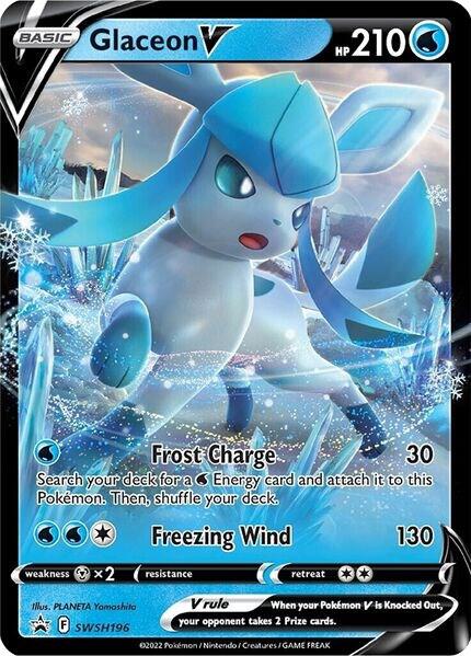 Karta Pokemon Glaceon V - SWSH196 - SWSH: Sword & Shield Promo Cards SWSH196