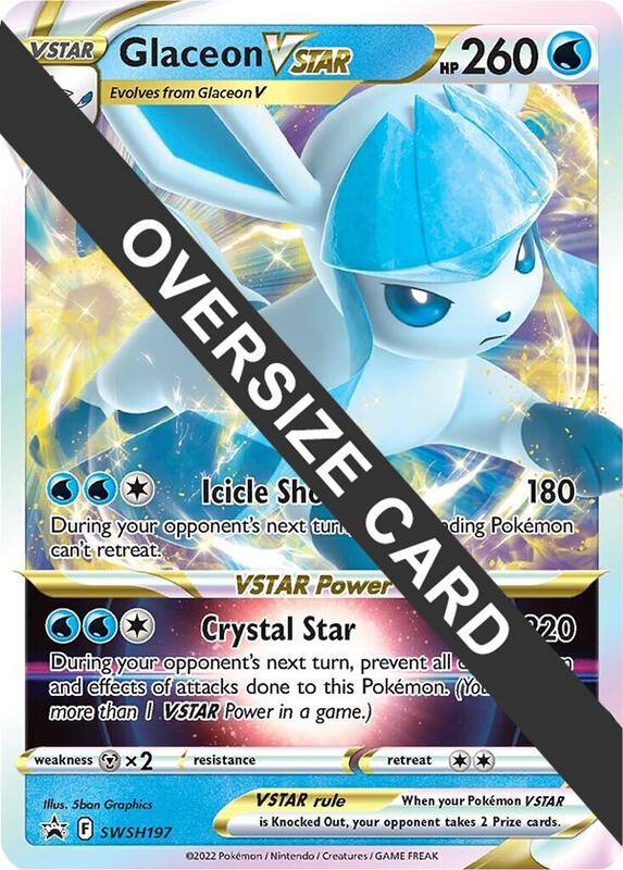 Karta Pokemon Glaceon VSTAR - SWSH197 - Jumbo Cards SWSH197