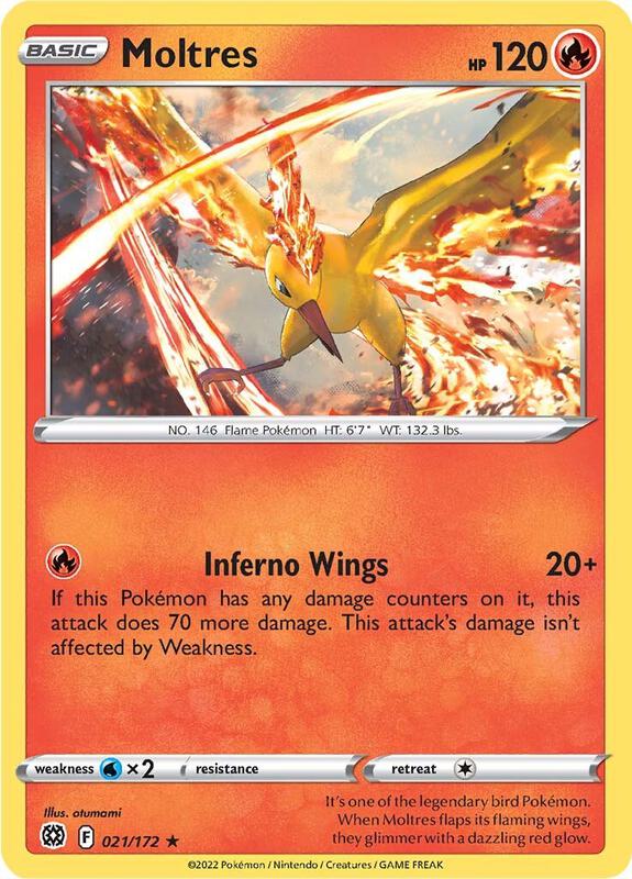 Moltres 021/172 - Brilliant Stars