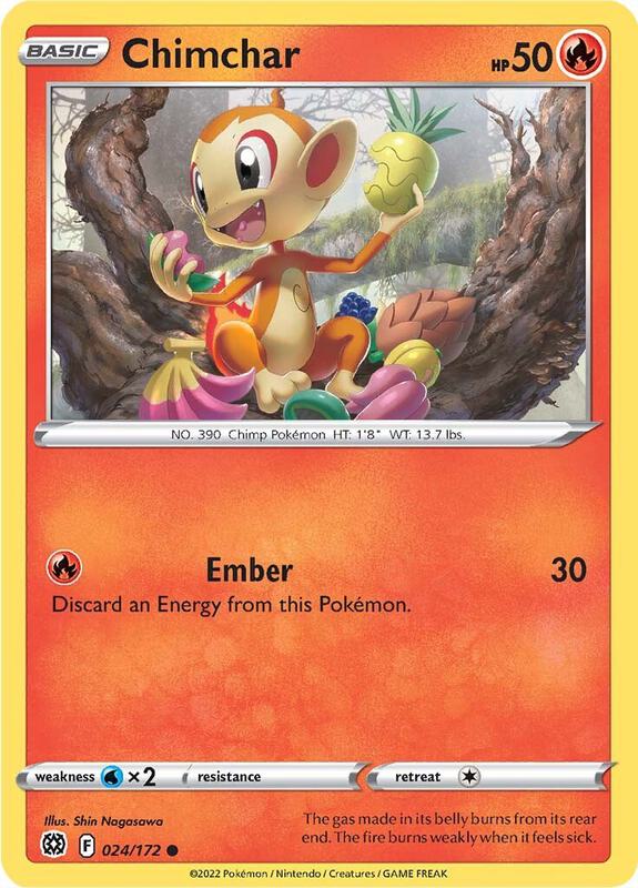 Chimchar 024/172 - Brilliant Stars