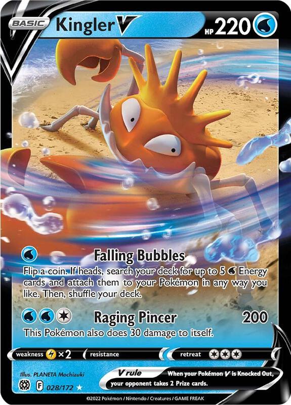Kingler V 028/172 - Brilliant Stars