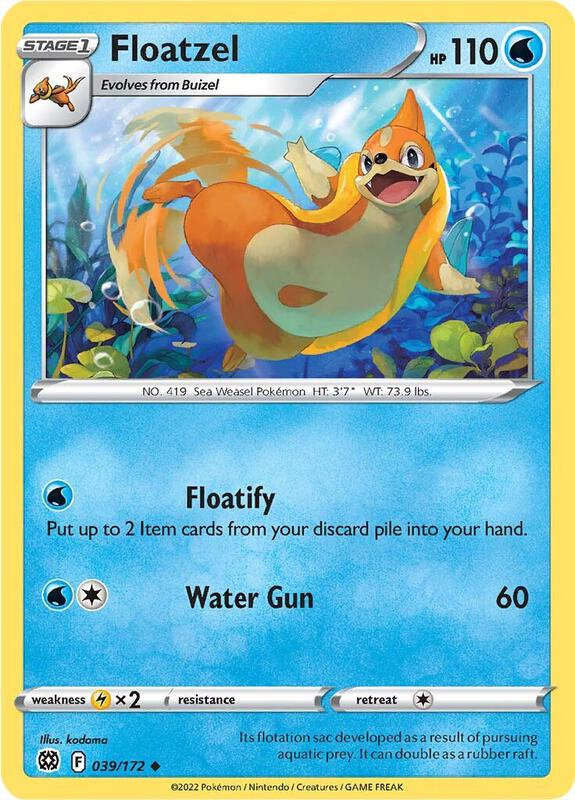 Floatzel 039/172 - Brilliant Stars