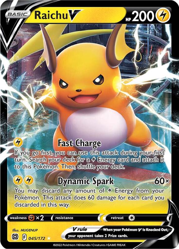 Raichu V 045/172 - Brilliant Stars