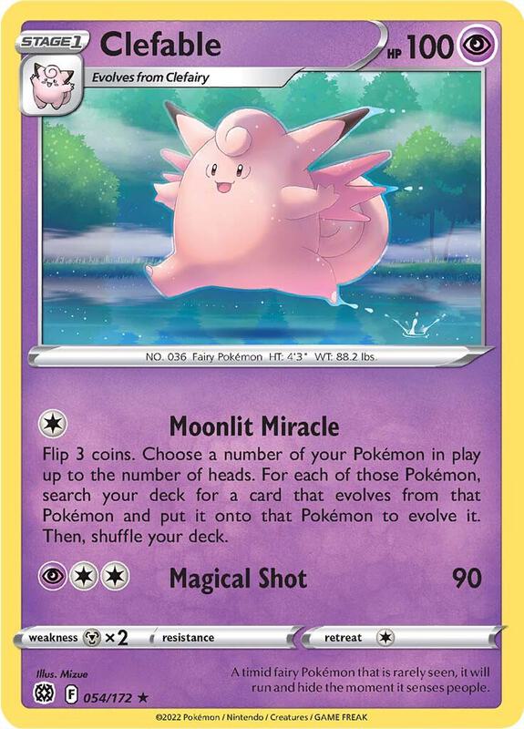 Clefable 054/172 - Brilliant Stars