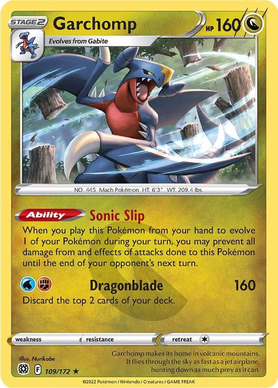 Garchomp 109/172 - Brilliant Stars