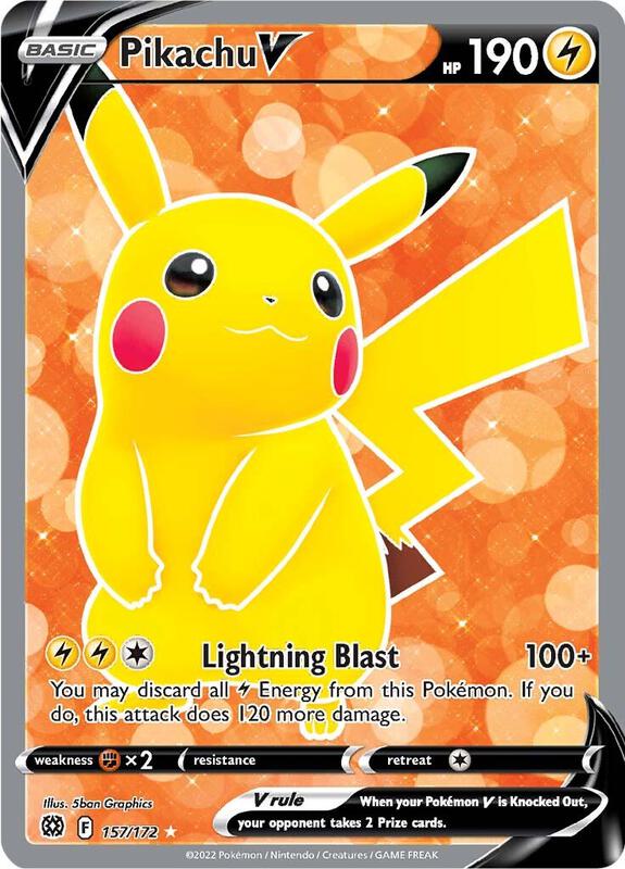 Pikachu V 157/172 - Brilliant Stars