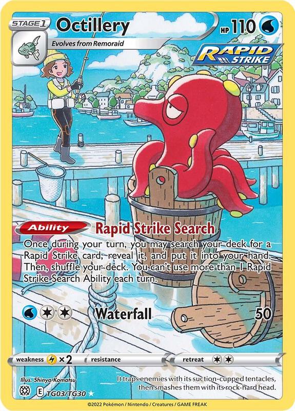 Karta Pokemon Octillery - SWSH09: Brilliant Stars Trainer Gallery TG03/TG30