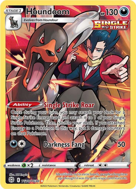 Karta Pokemon Houndoom - SWSH09: Brilliant Stars Trainer Gallery TG10/TG30