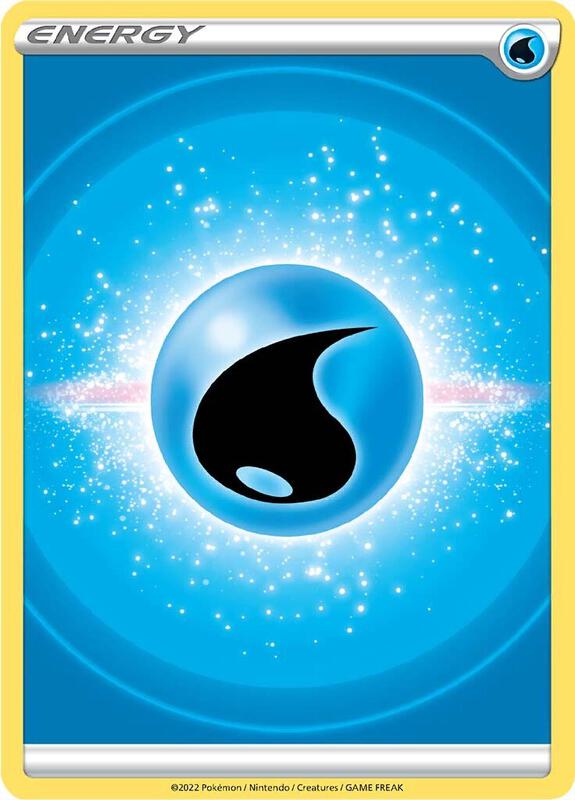 Karta Pokemon Water Energy (2022 Unnumbered) - SWSH09: Brilliant Stars