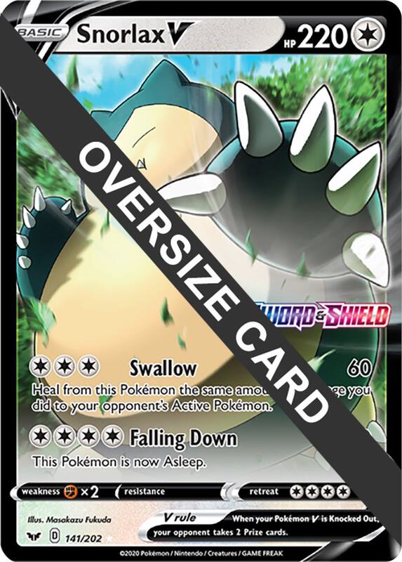 Karta Pokemon Snorlax V 141/202 - Jumbo Cards