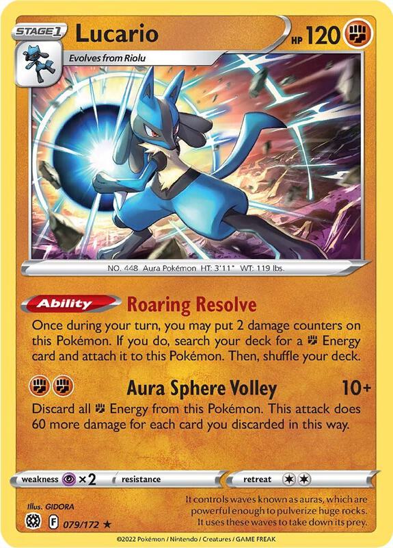 Karta Pokemon Lucario 79/172 - Deck Exclusives