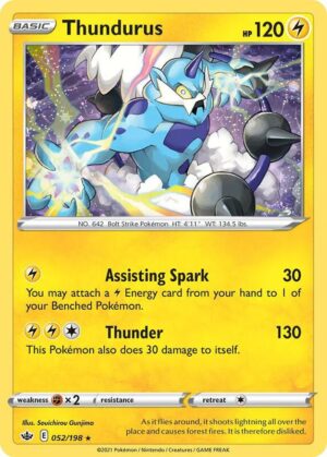 Thundurus 52/198 (Cosmos Holo) - Blister Exclusives