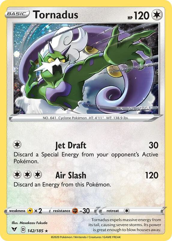Karta Pokemon Tornadus 142/185 (Cosmos Holo) - Blister Exclusives