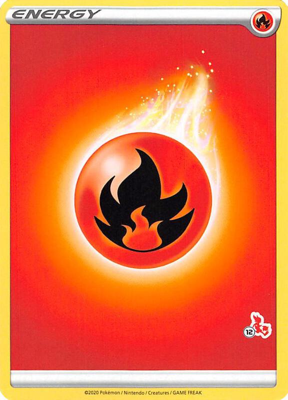 Karta Pokemon Fire Energy (#12 Cinderace Stamped) - Battle Academy 2022