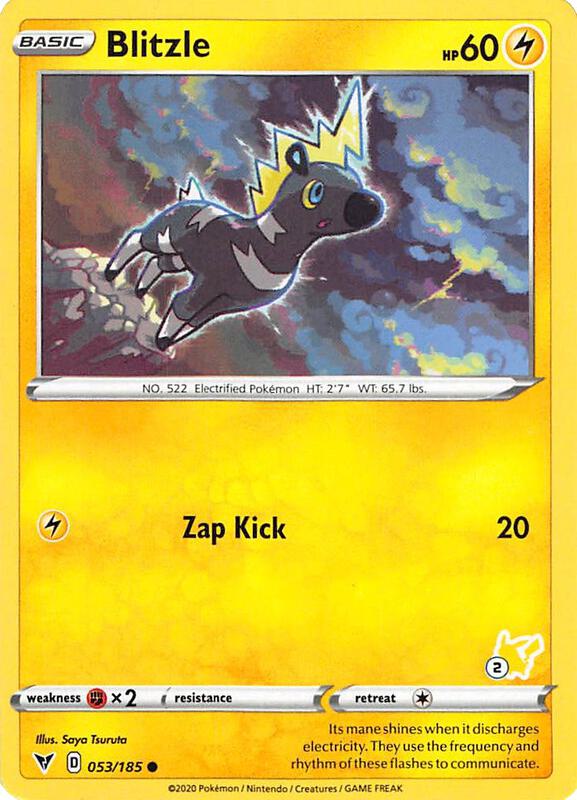 Karta Pokemon Blitzle 53/185 (#2 Pikachu Stamped) - Battle Academy 2022
