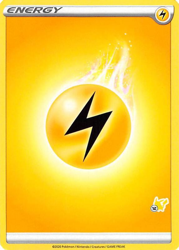 Karta Pokemon Lightning Energy (#12 Pikachu Stamped) - Battle Academy 2022