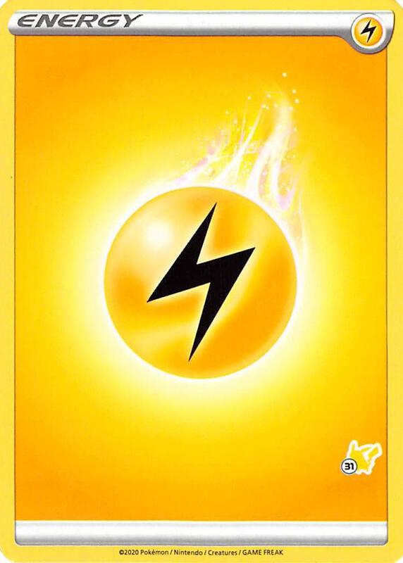 Karta Pokemon Lightning Energy (#31 Pikachu Stamped) - Battle Academy 2022