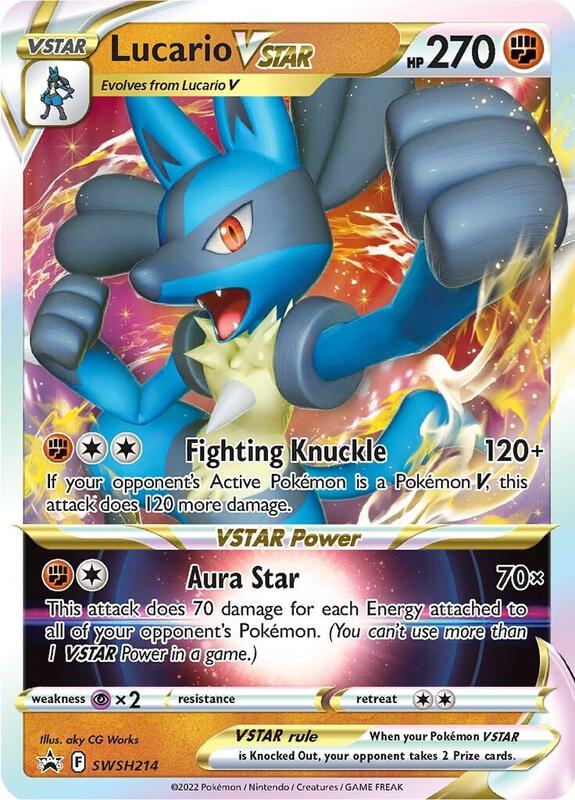 Karta Pokemon Lucario VSTAR - SWSH214 - SWSH: Sword & Shield Promo Cards SWSH214