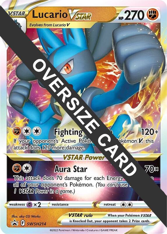Karta Pokemon Lucario VSTAR - SWSH214 - Jumbo Cards SWSH214