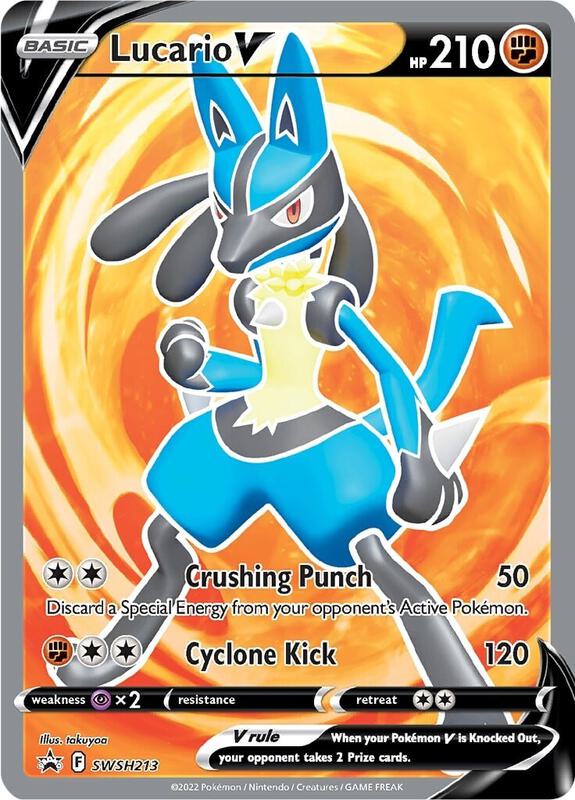 Karta Pokemon Lucario V - SWSH213 - SWSH: Sword & Shield Promo Cards SWSH213