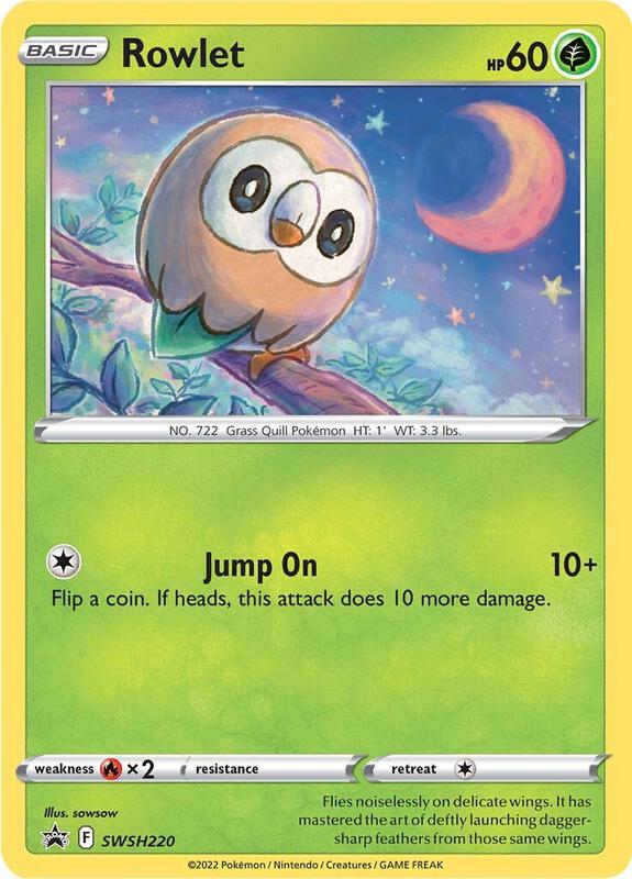 Karta Pokemon Rowlet - SWSH220 - SWSH: Sword & Shield Promo Cards SWSH220