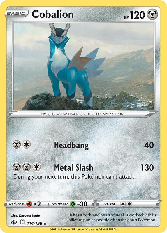 Karta Pokemon Cobalion 114/198 - Deck Exclusives