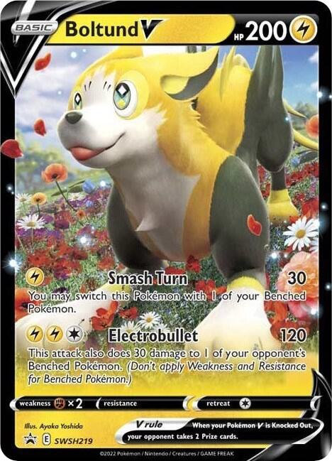 Karta Pokemon Boltund V - SWSH219 - SWSH: Sword & Shield Promo Cards SWSH219