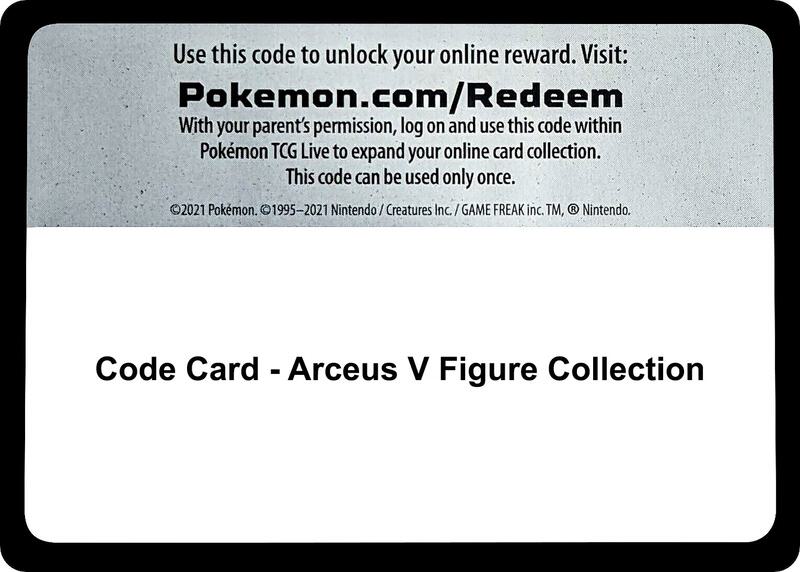 Karta Pokemon Code Card - Arceus V Figure Collection - SWSH09: Brilliant Stars