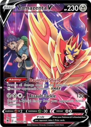 Karta Pokemon Zamazenta V - SWSH10: Astral Radiance Trainer Gallery TG22/TG30