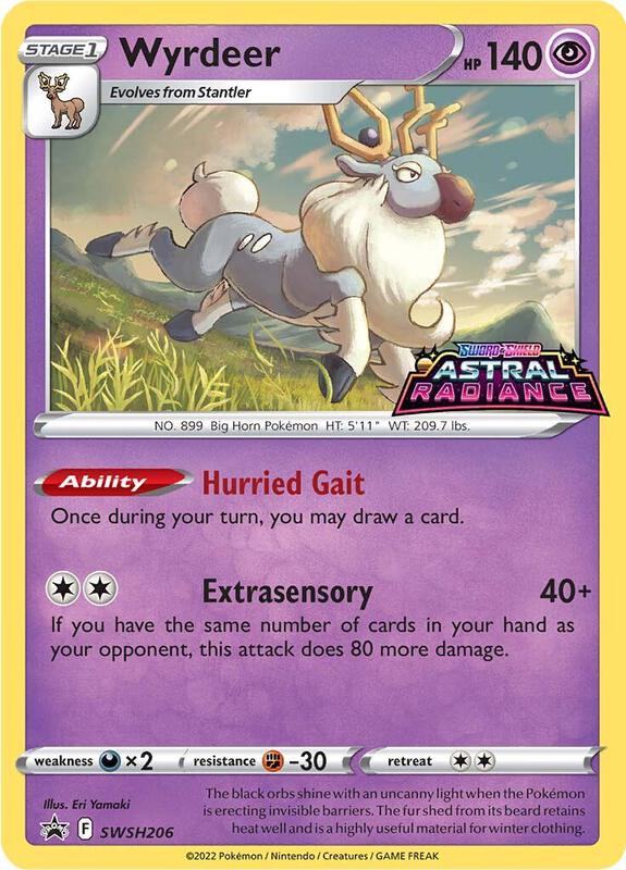 Karta Pokemon Wyrdeer - SWSH206 - SWSH: Sword & Shield Promo Cards SWSH206
