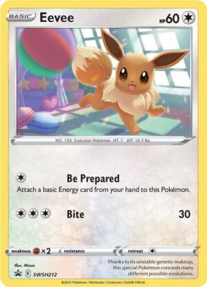 Karta Pokemon Eevee - SWSH212 - SWSH: Sword & Shield Promo Cards SWSH212